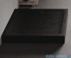 New Trendy Mild Stone Brodzik akrylowy prostokątny 70x110x11,5 cm czarny B-0567